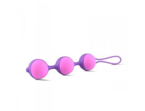 Kulki silikonowe Toyz4lovers fioletowe 21 cm - 3