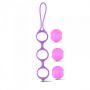 Kulki silikonowe Toyz4lovers fioletowe 21 cm - 5