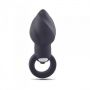 Silikonowy wibrujący korek analny Helix Toyz4lovers 8 cm - 2