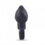 Silikonowy wibrujący korek analny Helix Toyz4lovers 8 cm - 3