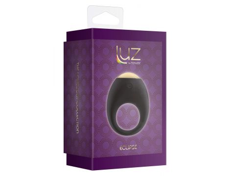 Pierścień erekcyjny wibrujący Eclipse ToyJoy silikonowy czarny USB 7 cm - 4
