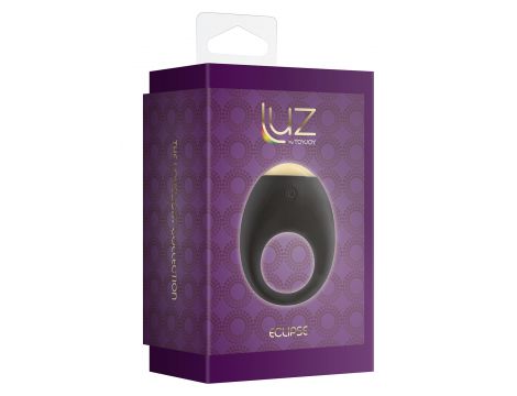 Pierścień erekcyjny wibrujący Eclipse ToyJoy silikonowy czarny USB 7 cm