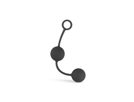 Kulki miłości Canon Balls EasyToys czarne silikonowe 20 cm - 3