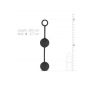 Kulki miłości Canon Balls EasyToys czarne silikonowe 20 cm - 6