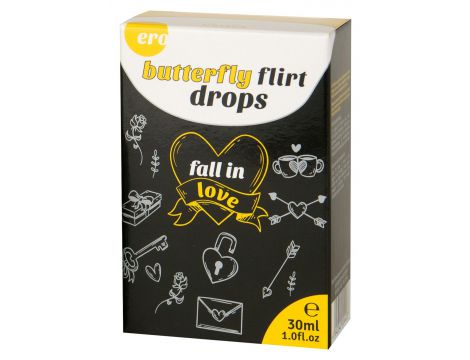 Krople afrodyzjaki Butterfly Flirt dla par Hot 30 ml - 2