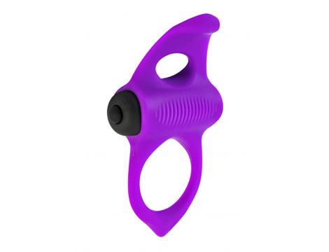 Pierścień wibrujący Adrien Lastic Lignus Max silikonowy 9,5 cm - 2