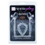 Srebrne koralikowe klipsy na sutki metalowe Calexotics 5 cm - 4