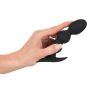 Korek analny kulowy Black Velvets Heavy Beads czarny silikonowy 13,3 cm - 14
