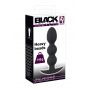 Korek analny kulowy Black Velvets Heavy Beads czarny silikonowy 13,3 cm - 3