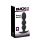 Korek analny kulowy Black Velvets Heavy Beads czarny silikonowy 13,3 cm