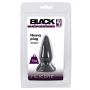 Korek analny Heavy Black Velvets M czarny 8,9 cm - 2