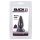 Korek analny Heavy Black Velvets M czarny 8,9 cm