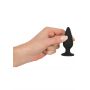 Korek analny Black Velvets Heavy Plug S czarny 7,8 cm - 8