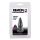 Korek analny Black Velvets Heavy Plug S czarny 7,8 cm