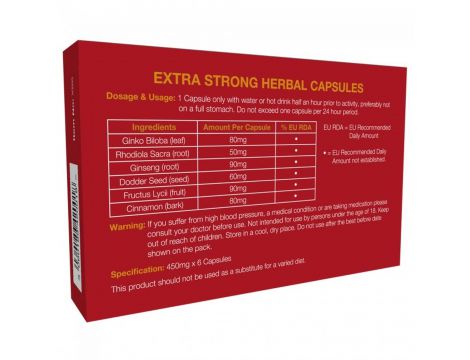 Supl.diety-Extra Strong 6 Capsules - 2