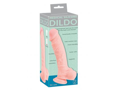 Dildo realistyczne silikon medyczny Medical Silicone 24 cm - 5