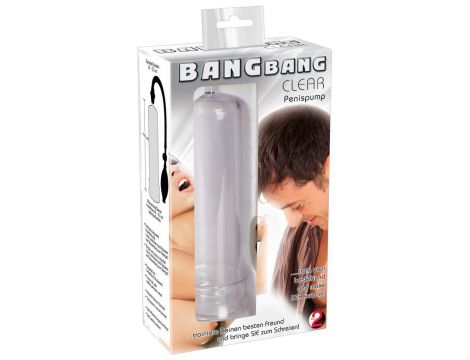 Pompka próżniowa Bang Bang transparentna 20 cm - 2