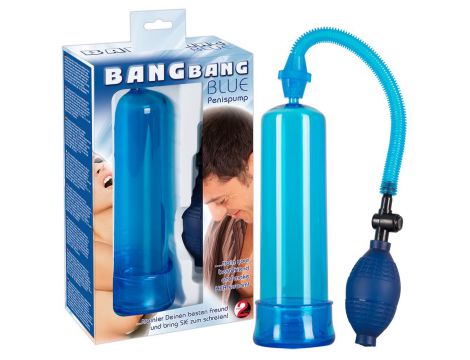 Pompka próżniowa Bang Bang niebieska 20 cm - 9