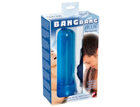 Pompka próżniowa Bang Bang niebieska 20 cm - 2