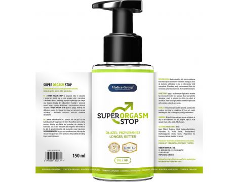 Żel opóźniający wytrysk Super Orgasm Stop Medica 150 ml - 2