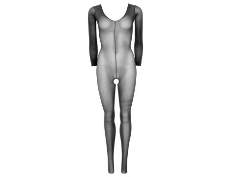Przezroczysty bodystocking Leg Avenue z długim rękawem czarny - 6