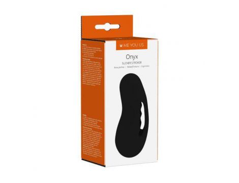 Masturbator Onyx Sucker Me You Us czarny TPE 13.5 cm wodoodporny - 3