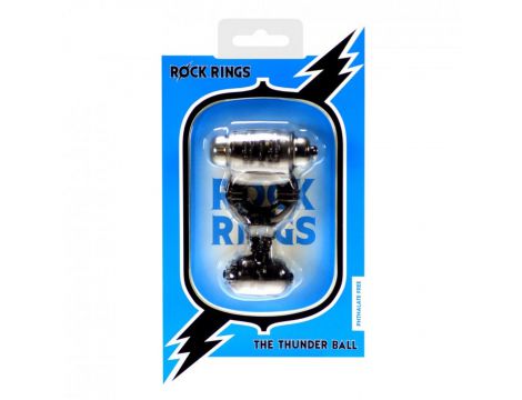 Pierścień wibrujący żelowy z kulką Rock Rings Thunder Ball