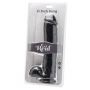 Dildo realistyczne ToyJoy Get Real z jądrami czarne 28 cm - 3