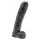Dildo realistyczne ToyJoy Get Real z jądrami czarne 28 cm