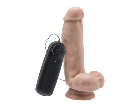Wibrator realistyczny Get Real ToyJoy z kulkami 15 cm