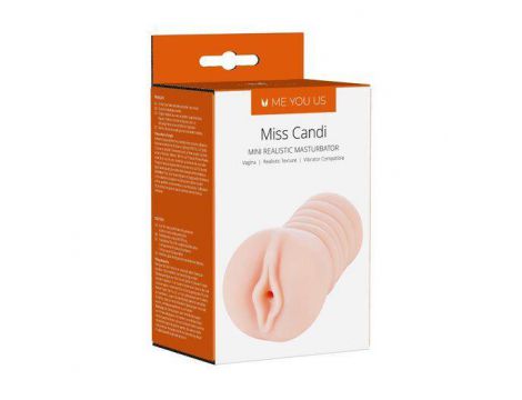 Masturbator realistyczny Miss Candi Me You Us TPE 13 cm - 2