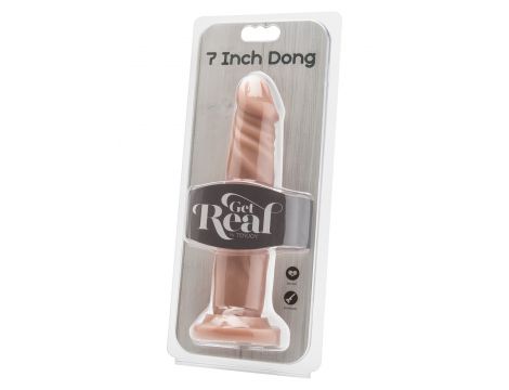 Dildo realistyczne ToyJoy 18 cm jasny odcień skóry - 3