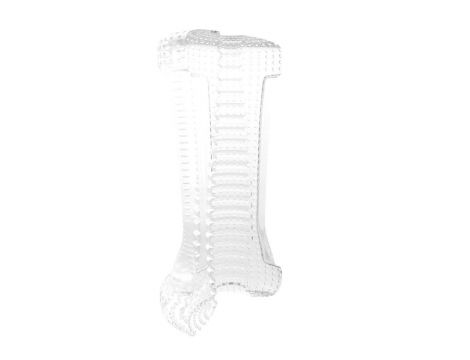 Masturbator falisty Me You Us Ripple przezroczysty 13 cm - 5