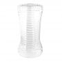 Masturbator falisty Me You Us Ripple przezroczysty 13 cm - 5