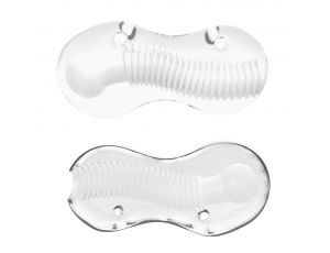 Masturbator- Me You Us Wave Sucker Stroker Male Masturbator Transparent