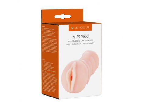 Masturbator realistyczny Me You Us Miss Vicki mini 12,5 cm wodoodporny - 3
