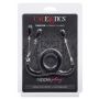 Klipsy intymne Calexotics z podwójnym łańcuchem czarne 7 cm - 4
