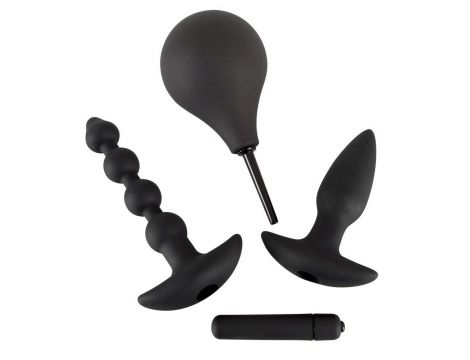 Czarny Zestaw Seksowny Black Velvets Silikonowy - 4