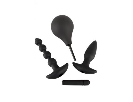 Czarny Zestaw Seksowny Black Velvets Silikonowy - 3