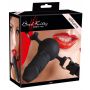 Knebel silikonowy Bad Kitty czarny 9,5 cm - 2