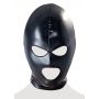 Maska BDSM wet look Bad Kitty czarna z otwartymi oczami i ustami - 8