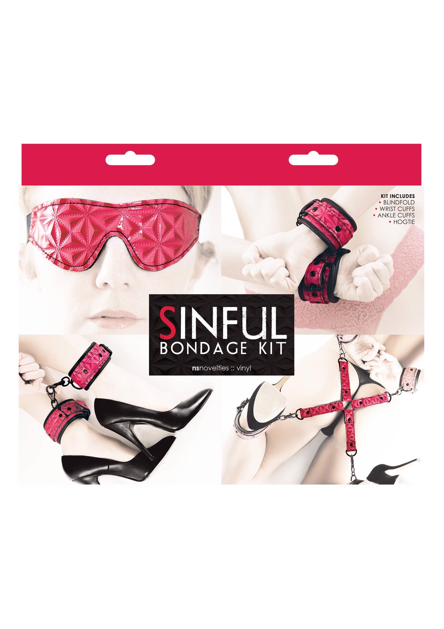 zestaw-sinful bondage kit pink