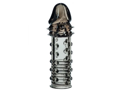 Przedłużka prążkowana Calexotics szara 16 cm