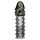 Przedłużka prążkowana Calexotics szara 16 cm