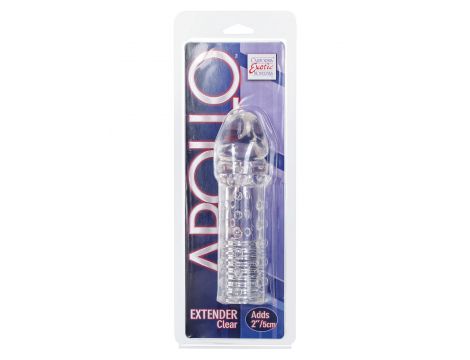 Przedłużka prążkowana Calexotics przezroczysta 16 cm - 2
