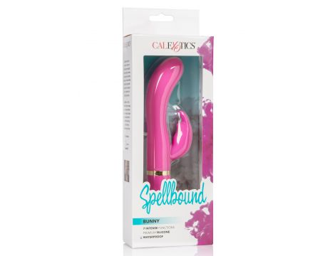 Wibrator króliczek silikonowy Calexotics Spellbound Bunny różowy 11.5 cm - 4