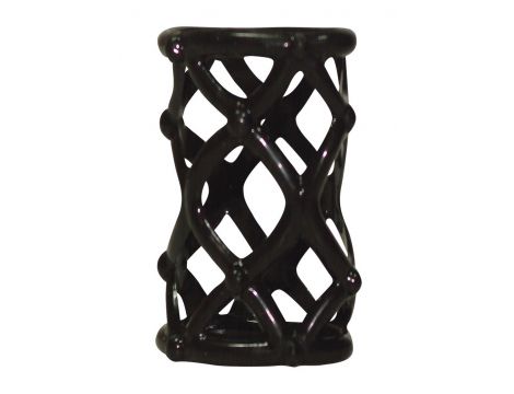 Nakładka na penisa You2Toys czarna TPE 6 cm - 3