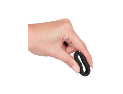 Pierścień erekcyjny Black Velvets czarny silikonowy 2.6 cm - 8