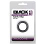 Pierścień erekcyjny Black Velvets czarny silikonowy 2.6 cm - 2