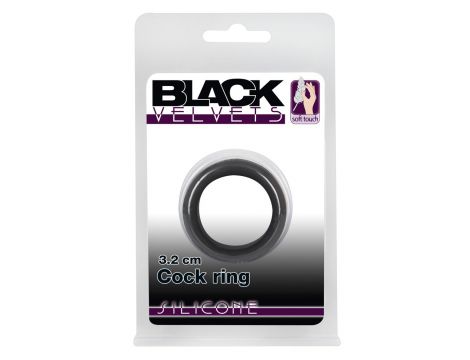 Pierścień erekcyjny silikonowy Black Velvets 3.2 cm - 2